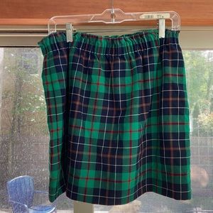 Plaid jcrew skirt